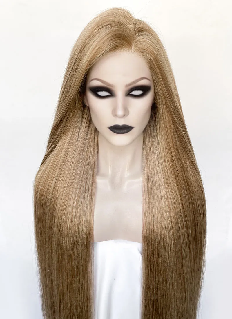 Baldur's Gate 3 Orin the Red Mixed Blonde Straight Yaki Lace Front Synthetic Hair Wig LN6038