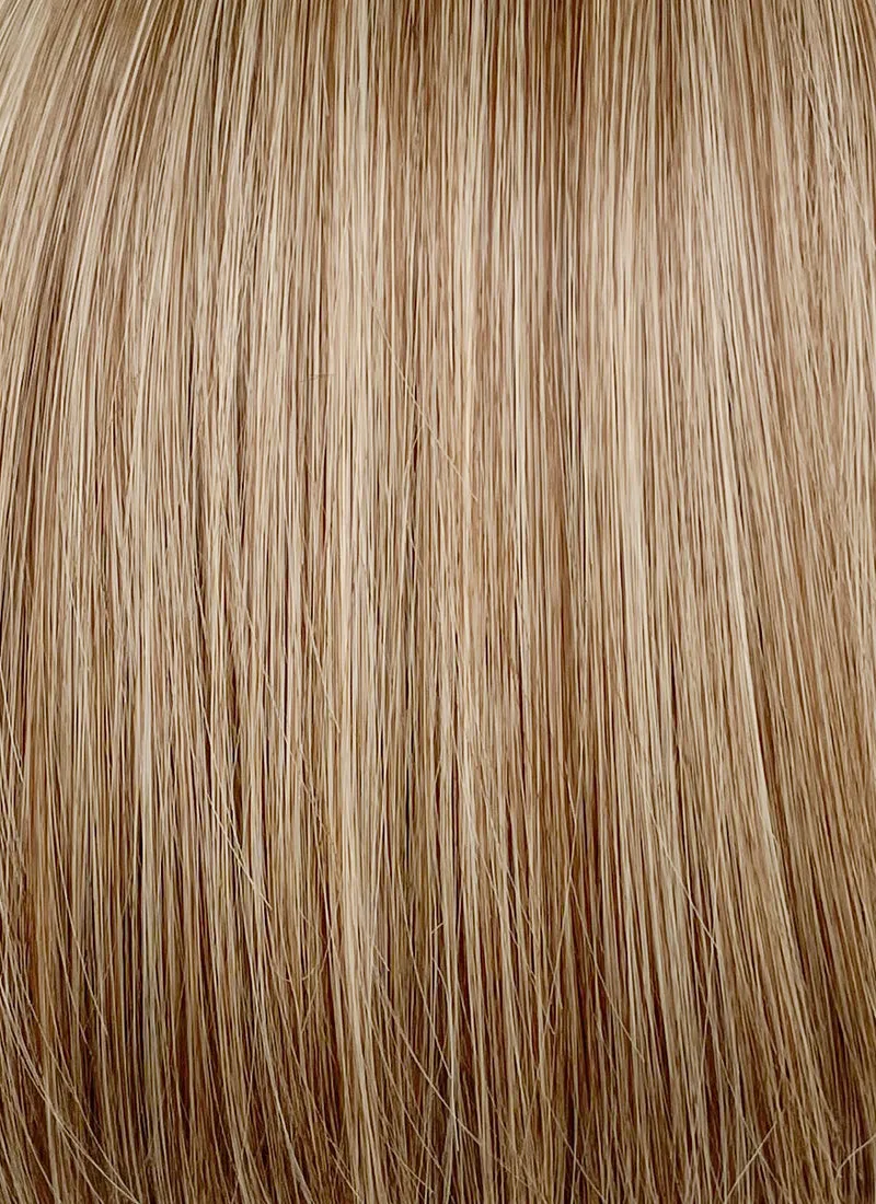 Blonde Mixed Brown Straight Bob Synthetic Hair Wig NS556