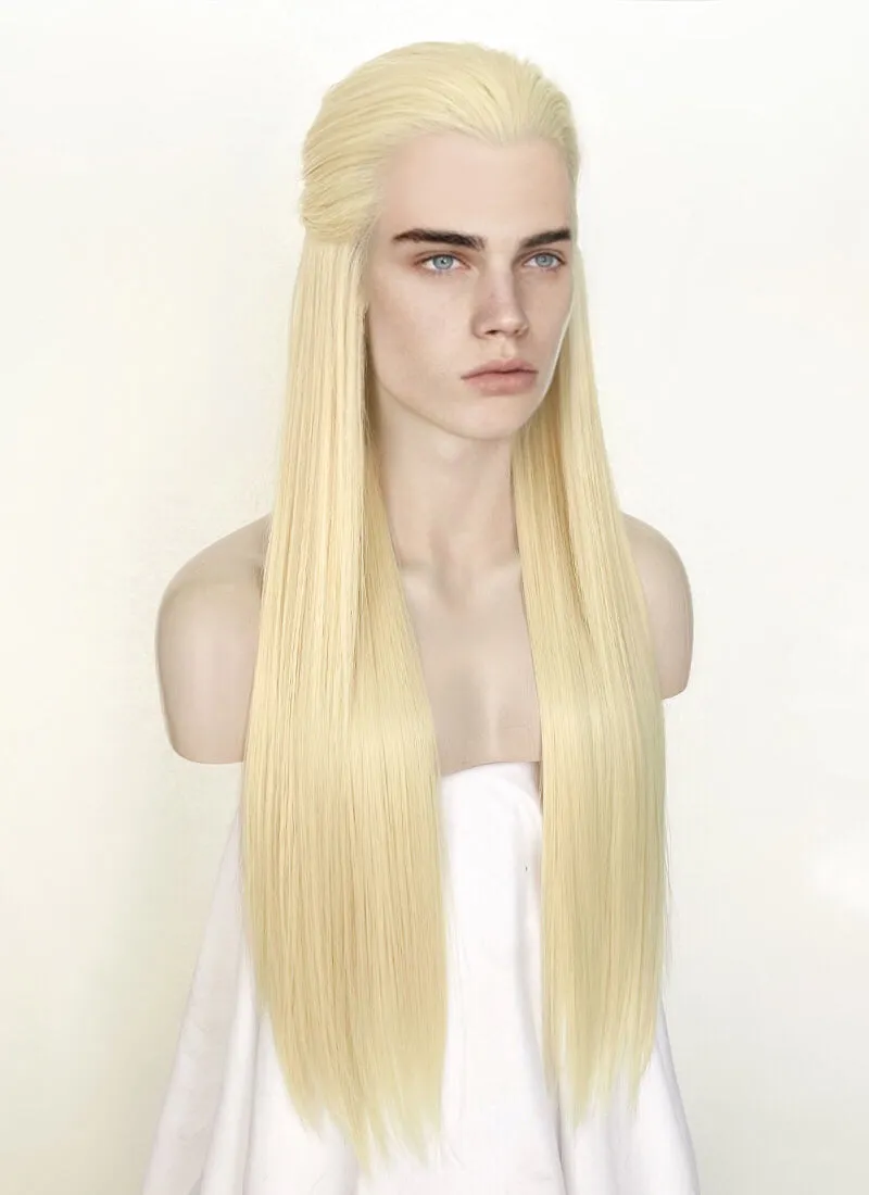 Blonde Straight Lace Front Synthetic Men's Wig LF3270A (Customisable)