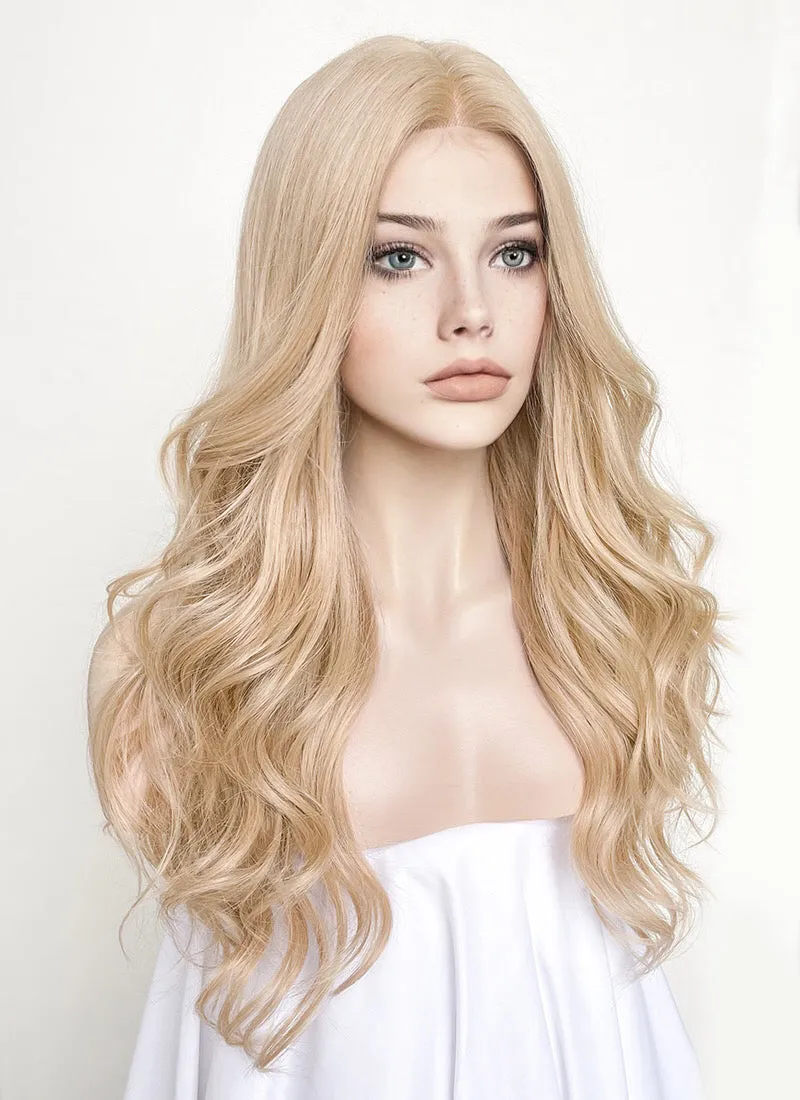 Blonde Wavy Lace Front Synthetic Wig LF3241