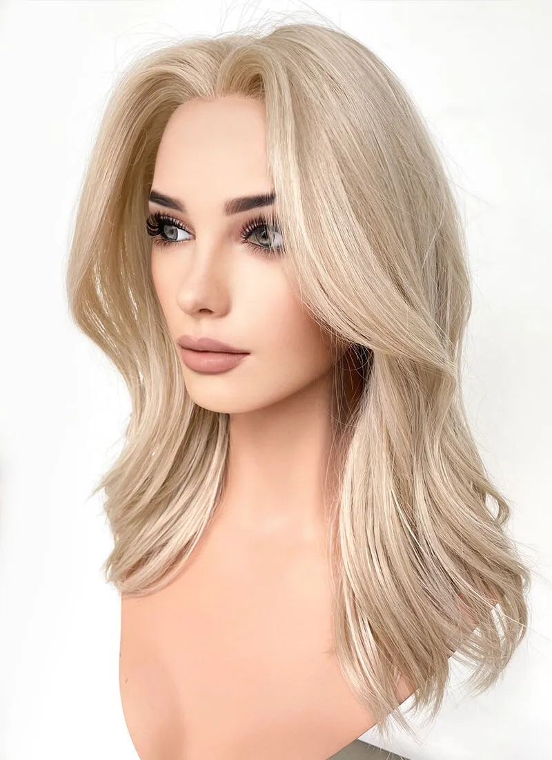 Blonde Wavy Lace Front Synthetic Wig LF6013