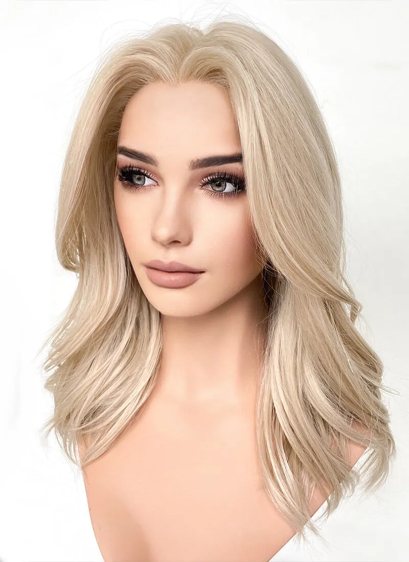 Blonde Wavy Lace Front Synthetic Wig LF6013