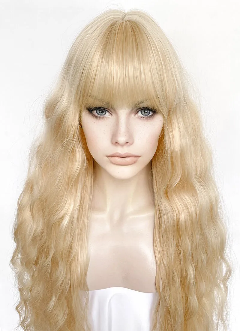 Blonde Wavy Synthetic Hair Wig NS553