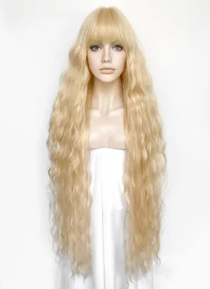 Blonde Wavy Synthetic Hair Wig NS553