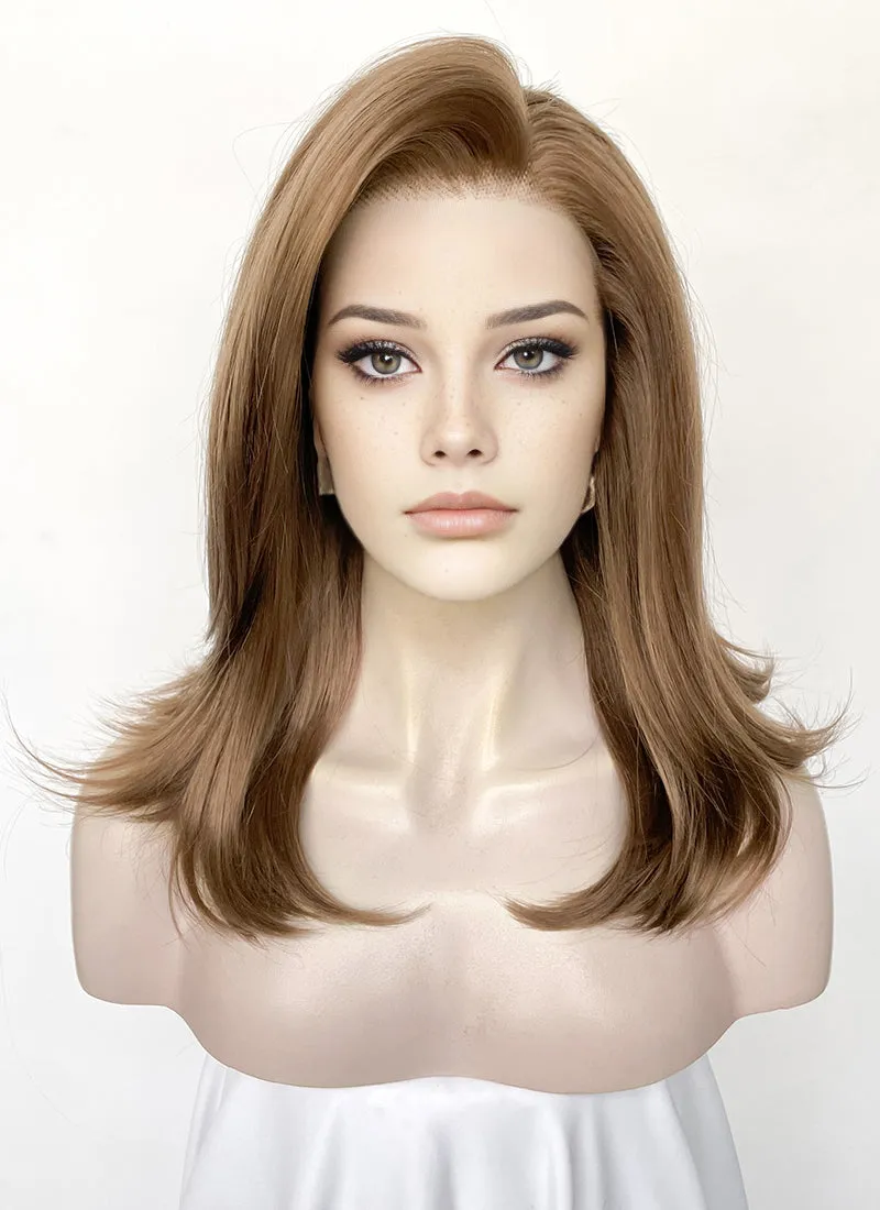 Brown Straight Lace Front Synthetic Wig LW4045