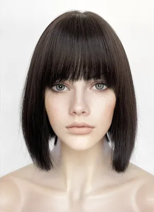 Brunette Straight Bob Synthetic Hair Wig NS555