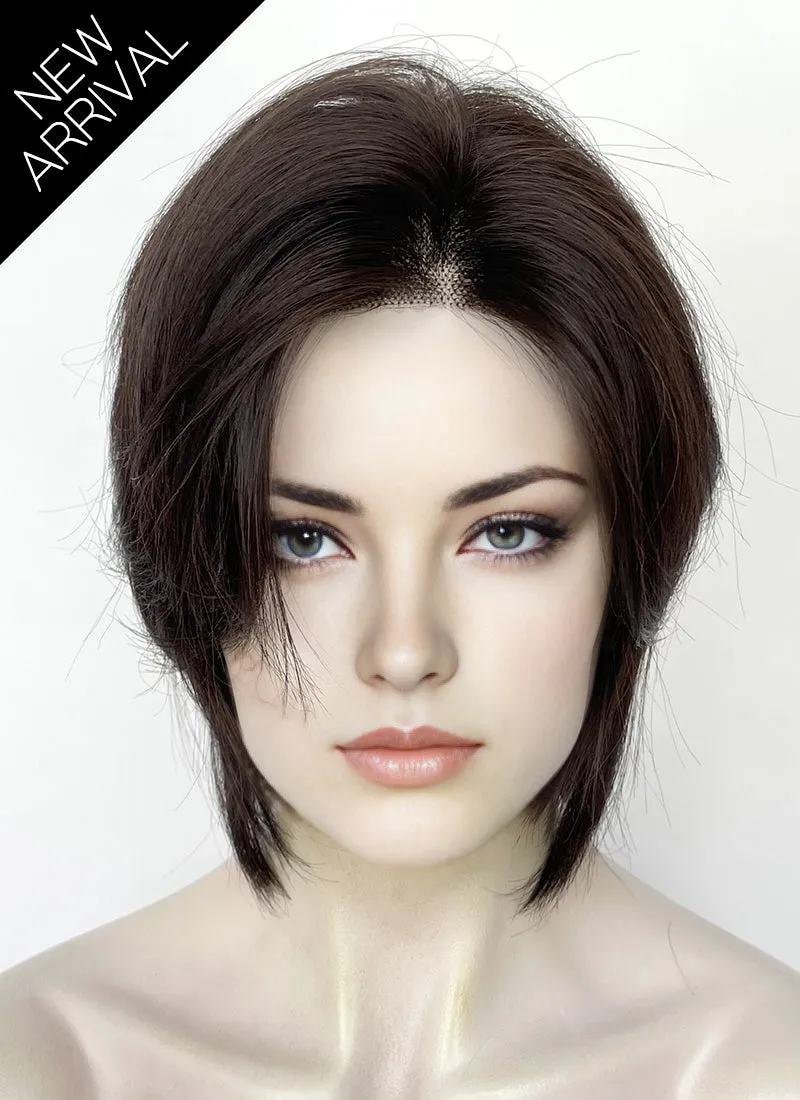 Brunette Straight Lace Front Synthetic Hair Wig LF8001