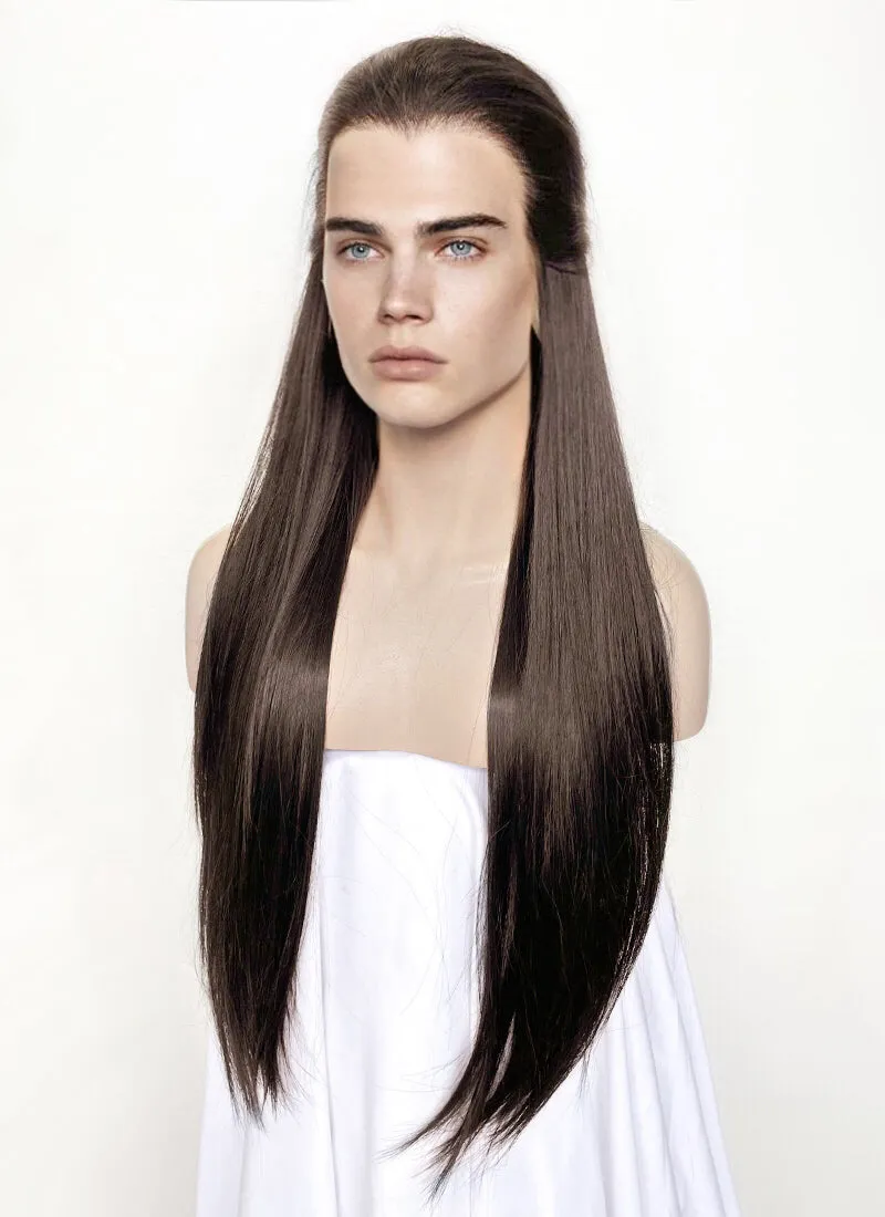 Brunette Straight Lace Front Synthetic Men's Wig LF3270C (Customisable)