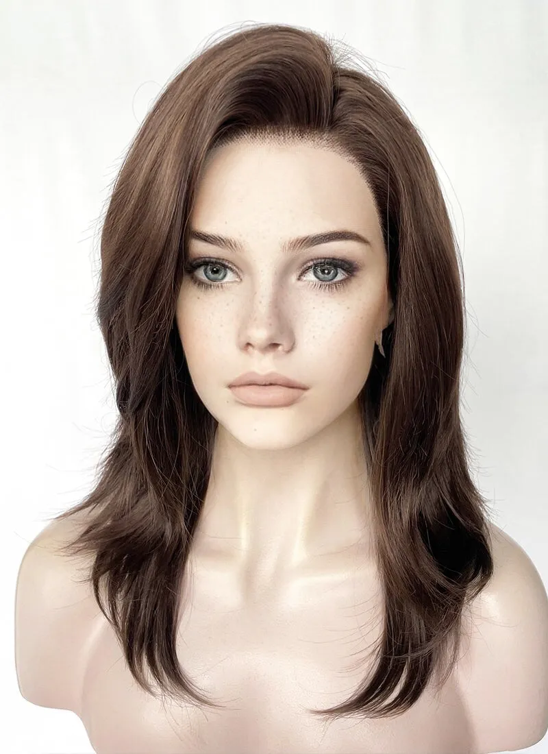 Brunette Straight Lace Front Synthetic Wig LF1323