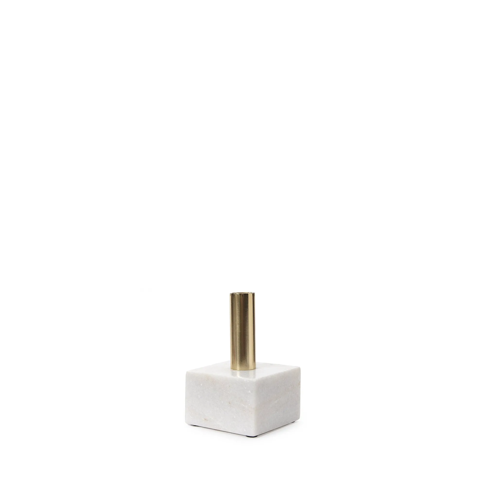 Chambal Candle Holder [White]