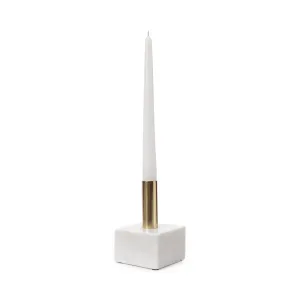 Chambal Candle Holder [White]