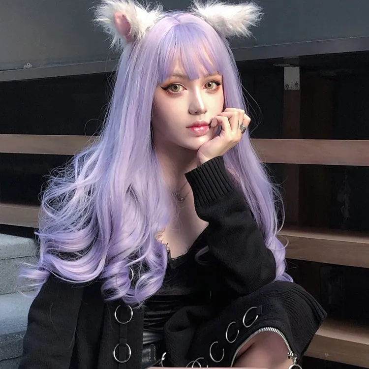 Cos purple wig PL50183