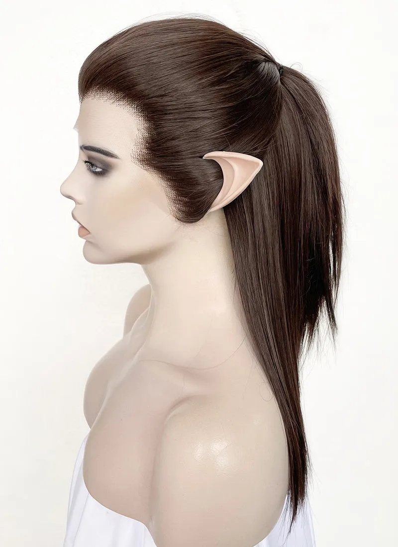 Critical Role The Legend of Vox Machina Vax'ildan Brunette Straight Lace Front Synthetic Wig LF3276