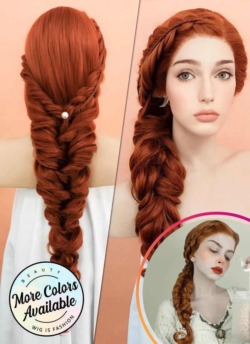 Ginger Braided Lace Front Synthetic Wig LF2044