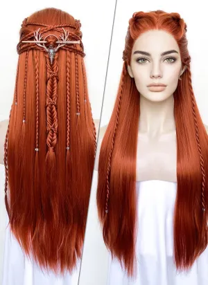 Ginger Braided Yaki Lace Front Synthetic Wig LF2135