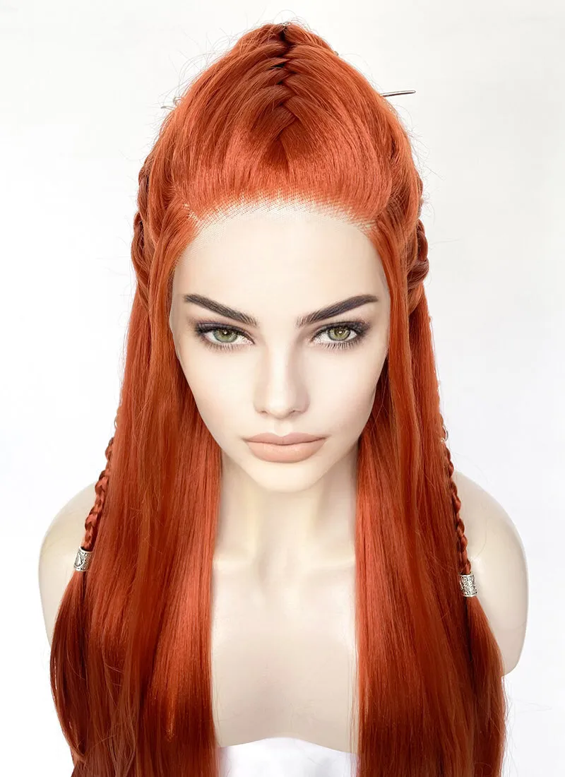 Ginger Braided Yaki Lace Front Synthetic Wig LF2164