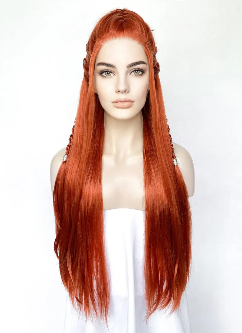 Ginger Braided Yaki Lace Front Synthetic Wig LF2164