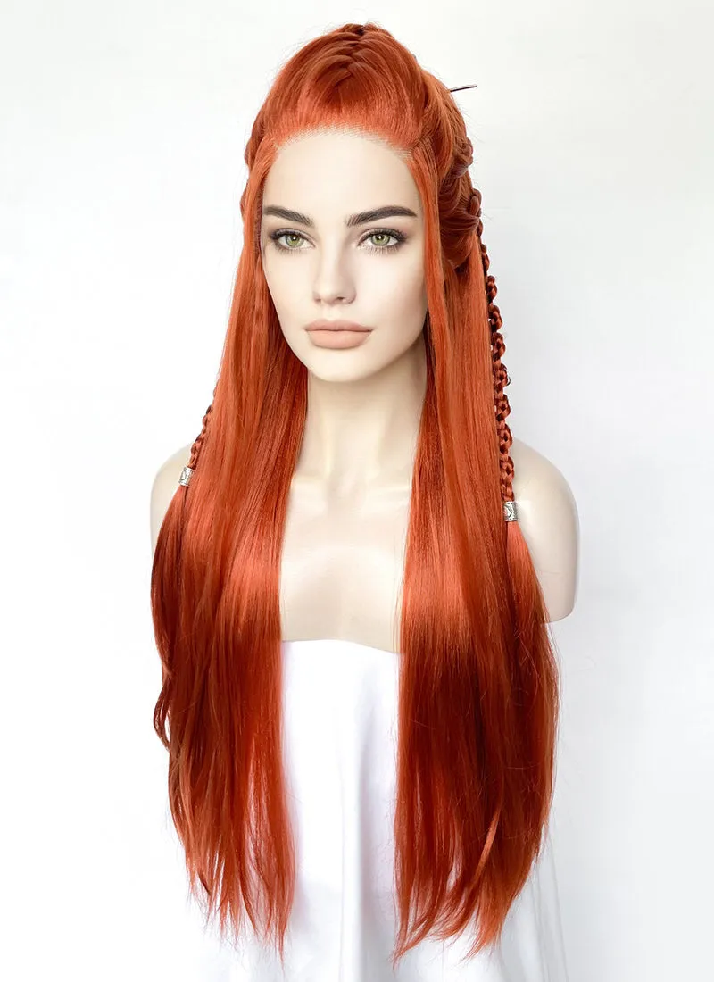 Ginger Braided Yaki Lace Front Synthetic Wig LF2164