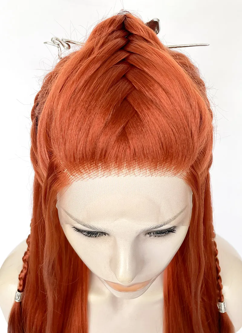 Ginger Braided Yaki Lace Front Synthetic Wig LF2164