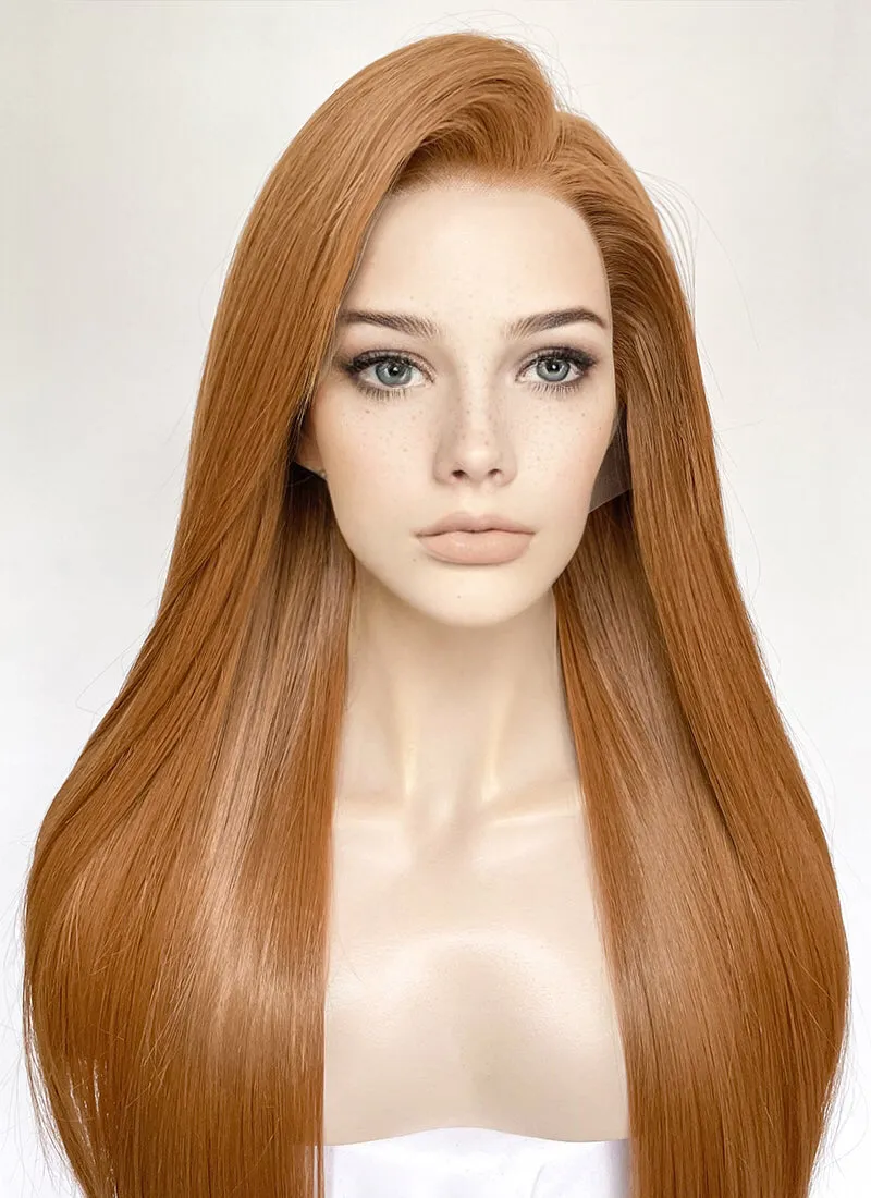 Ginger Straight 13" x 6" Lace Top Kanekalon Synthetic Hair Wig LFS034