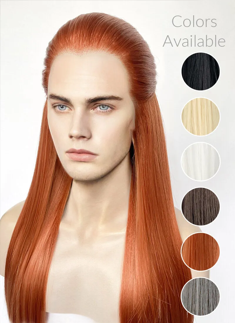 Ginger Straight Lace Front Synthetic Men's Wig LF3270D (Customisable)