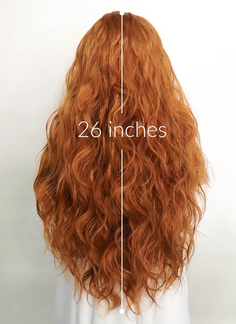 Ginger Wavy Lace Front Synthetic Wig LFK5531