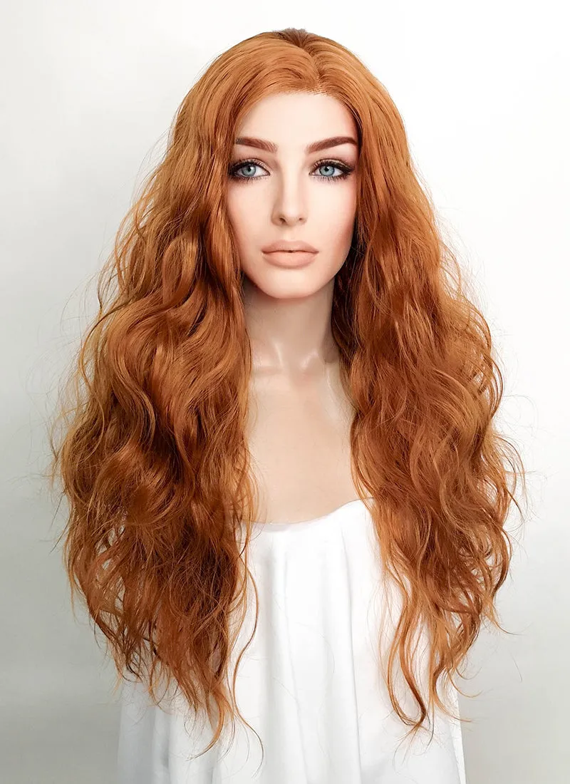 Ginger Wavy Lace Front Synthetic Wig LFK5531