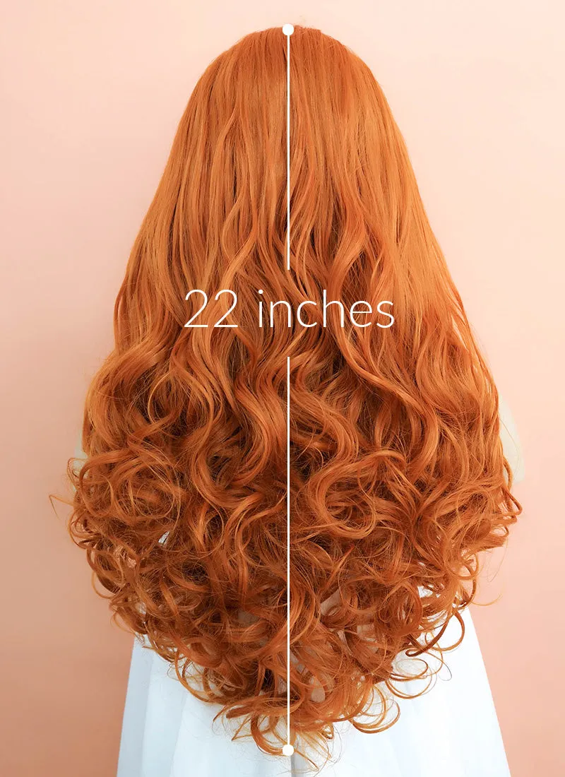 Ginger Wavy Lace Front Synthetic Wig LW085E