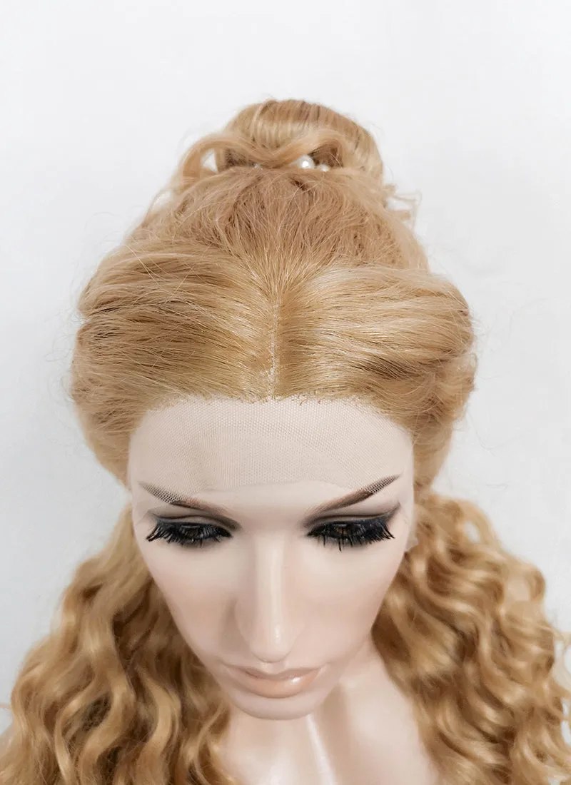 Golden Blonde Braided Lace Front Synthetic Wig LF2106