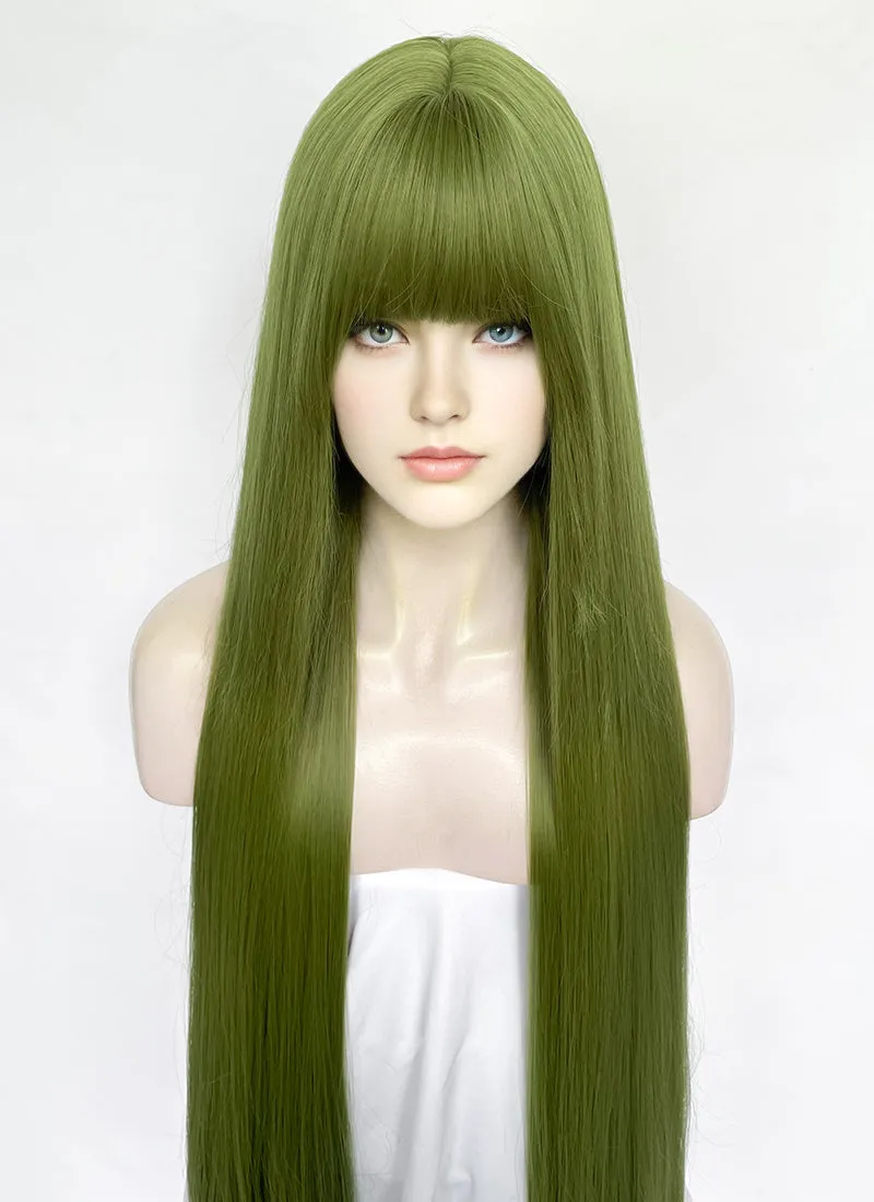 Green Straight Synthetic Hair Wig NS559