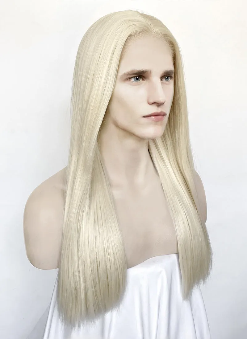 House of the Dragon Aemond Targaryen Platinum Blonde Straight Lace Front Synthetic Men's Wig LW4042