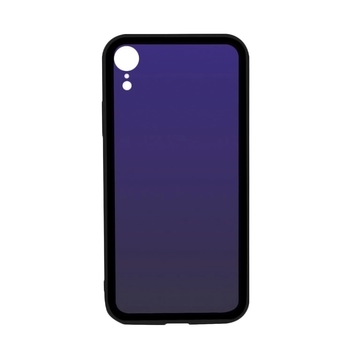 iPhone XR Case - Color Gradient Tempered Glass Back