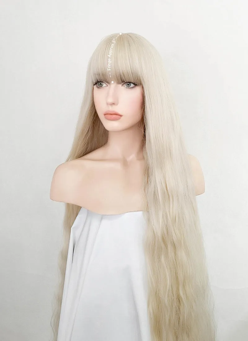 Light Blonde Wavy Synthetic Hair Wig NS351