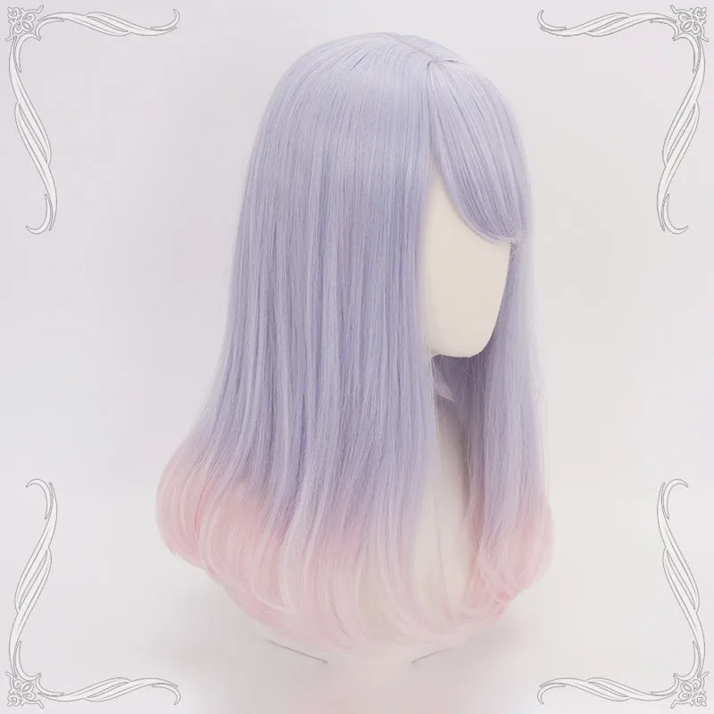 Literary retro gradient long hair PL10224