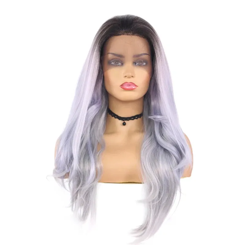 Long Wave Textured Lace Front Wigs