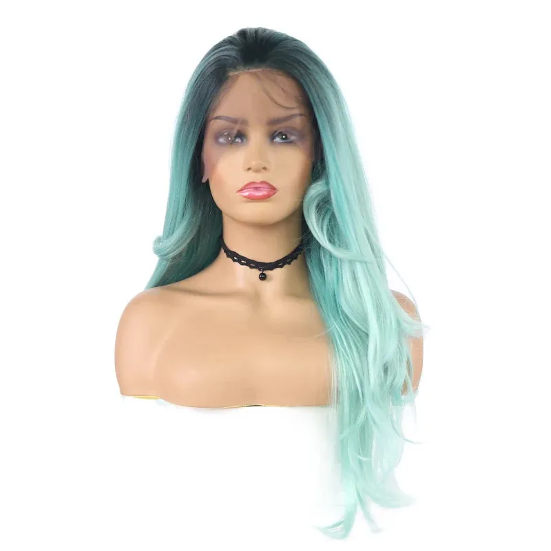 Long Wave Textured Lace Front Wigs