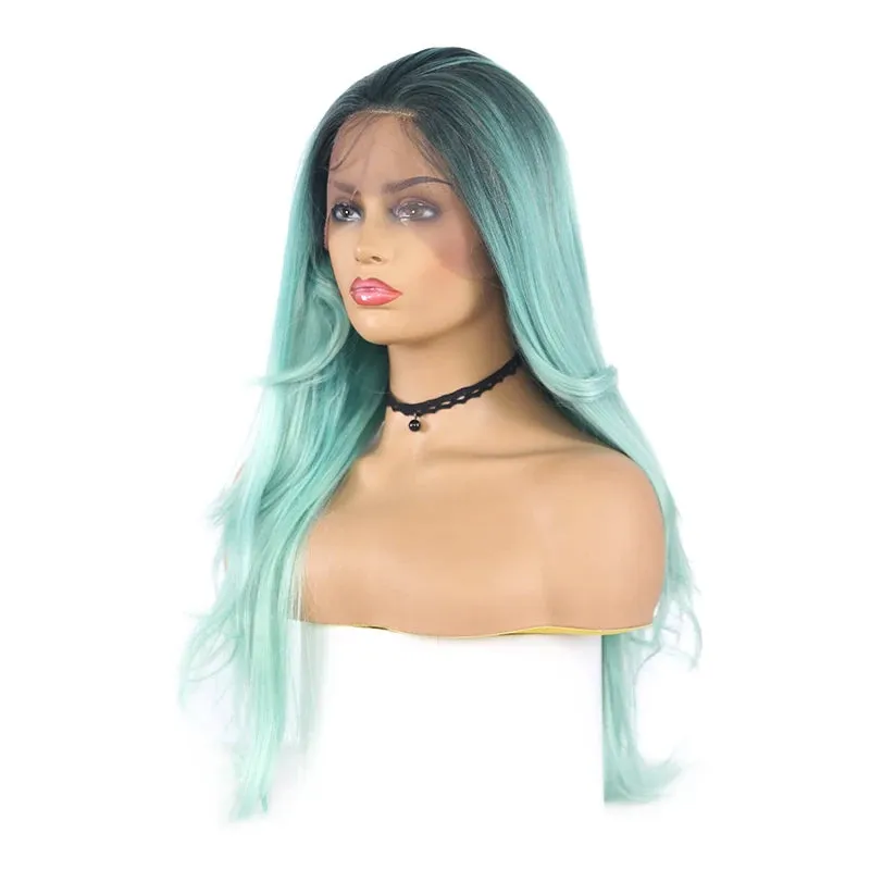 Long Wave Textured Lace Front Wigs