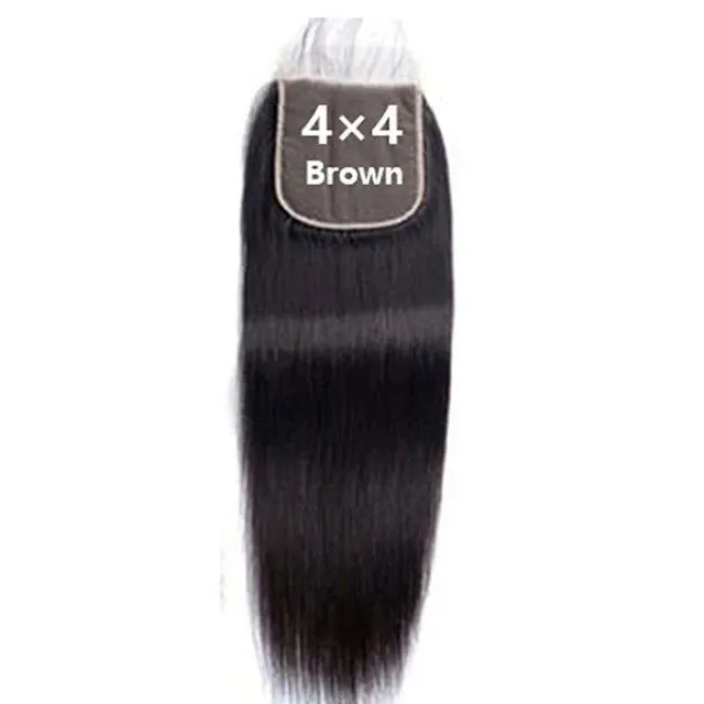 LovelyRLovely Block Natural Black 4x4 Human Hair Wig