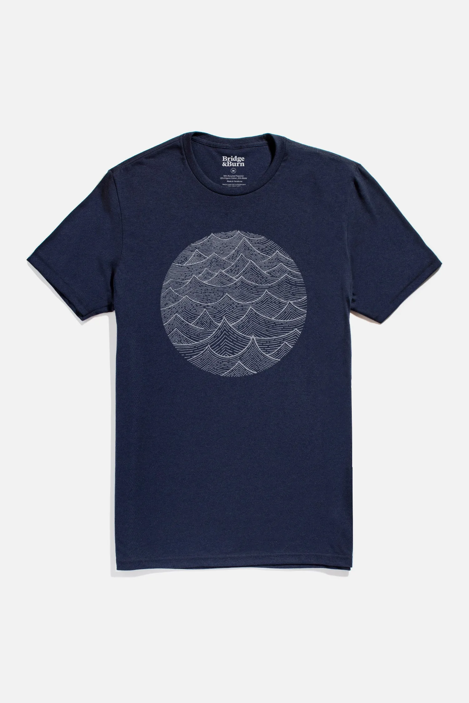 Men's Waves Tee / Navy