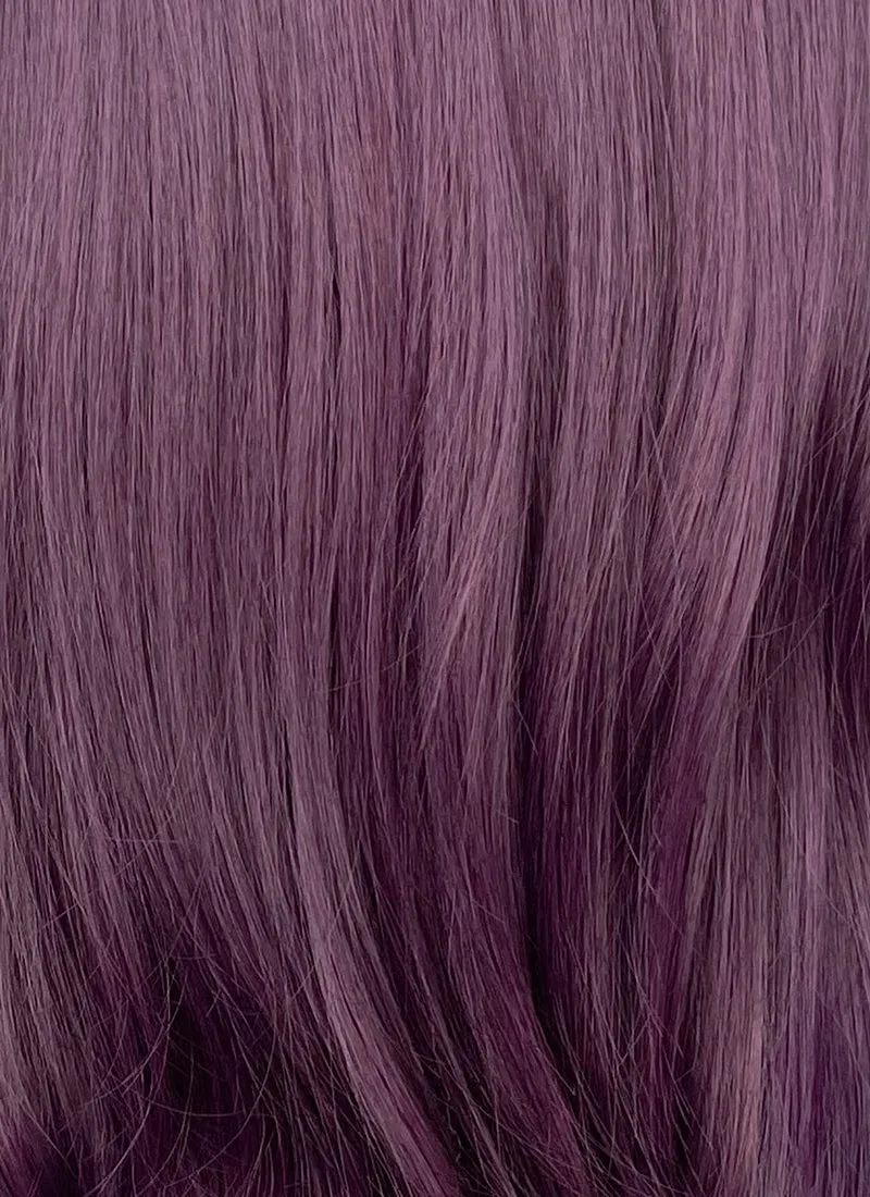 Mixed Purple Wavy Synthetic Hair Wig NS581