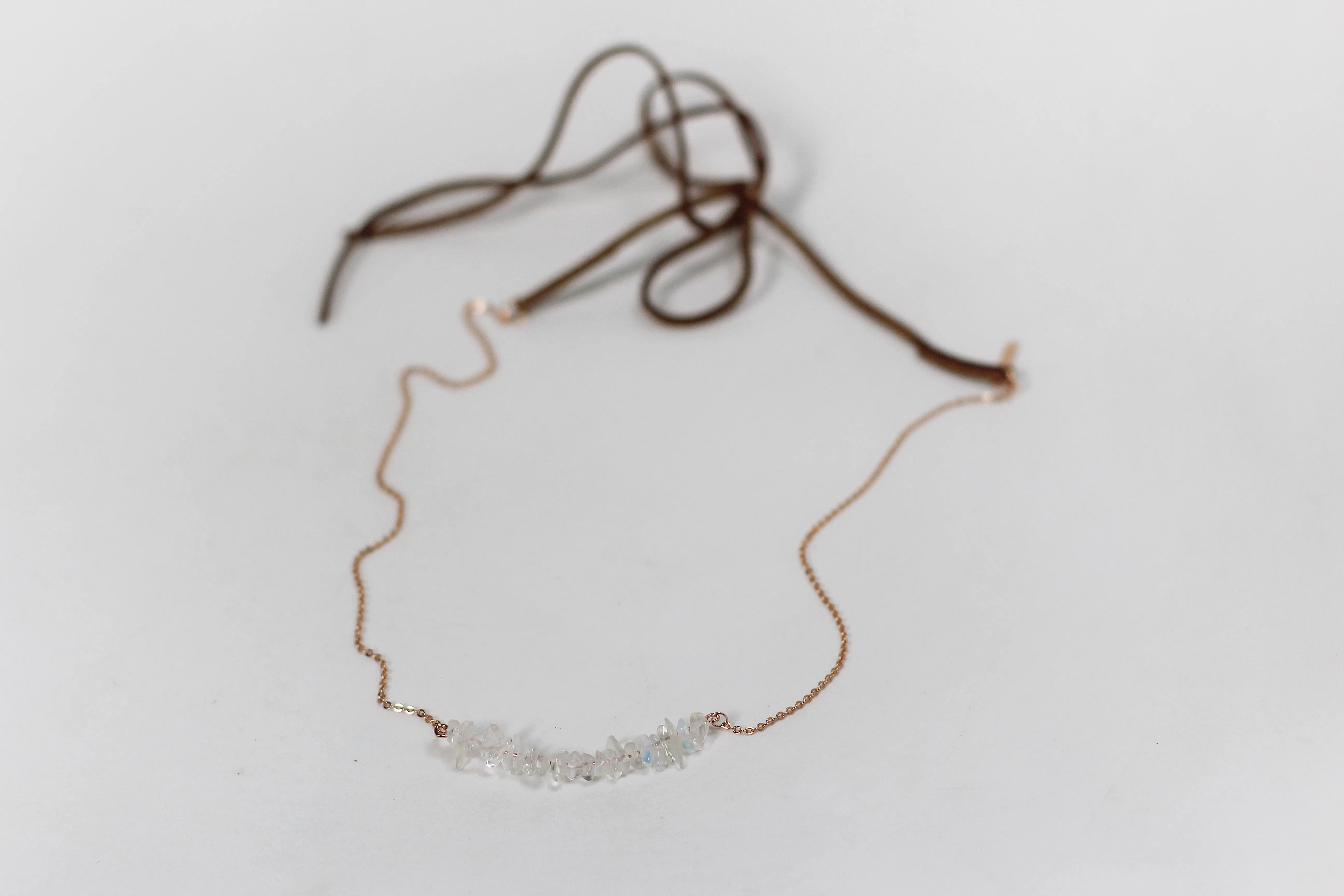 Moonstone Hair Chain