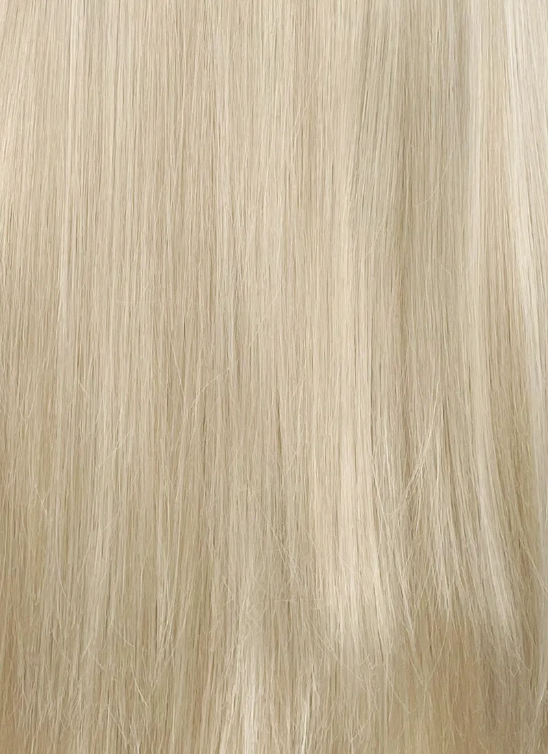 Pastel Ash Blonde Straight Lace Front Synthetic Wig LW780