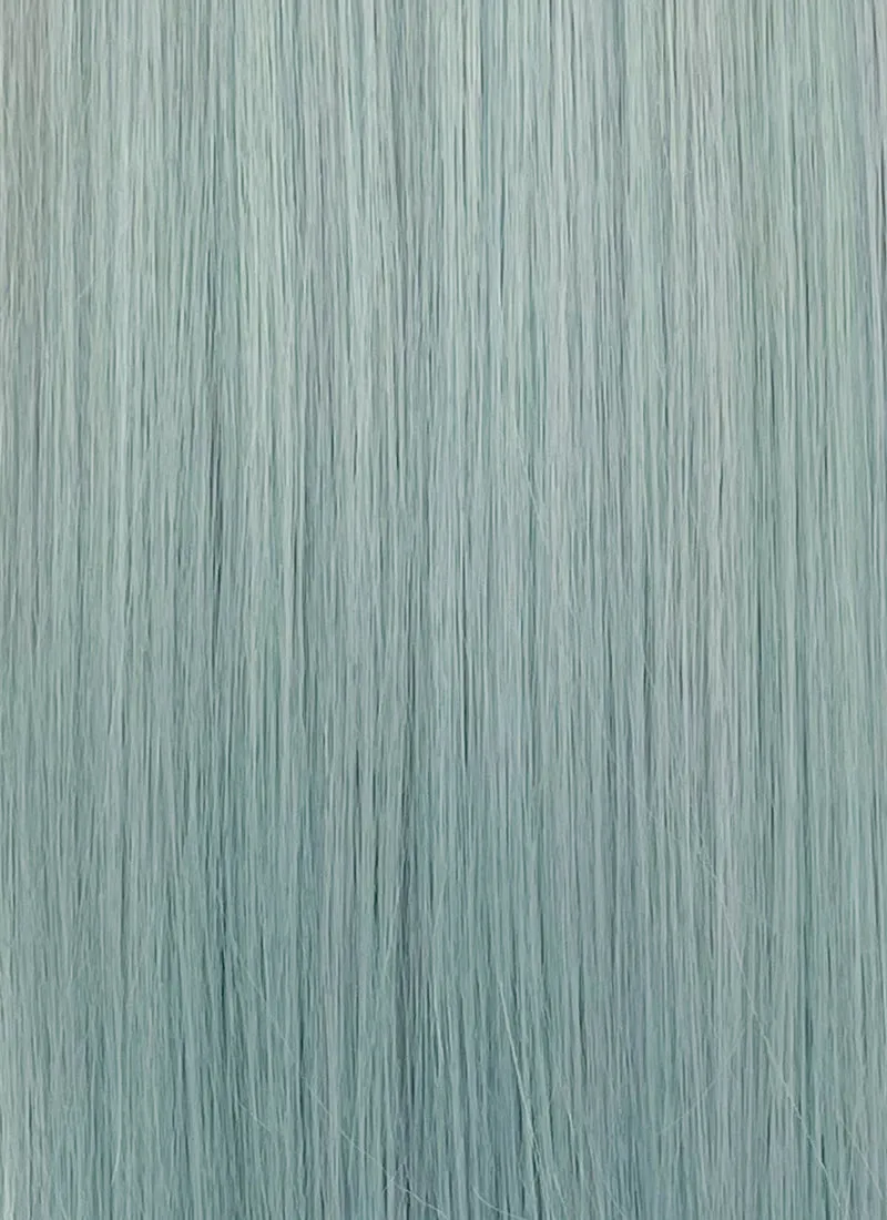 Pastel Blue Straight Synthetic Hair Wig NS565