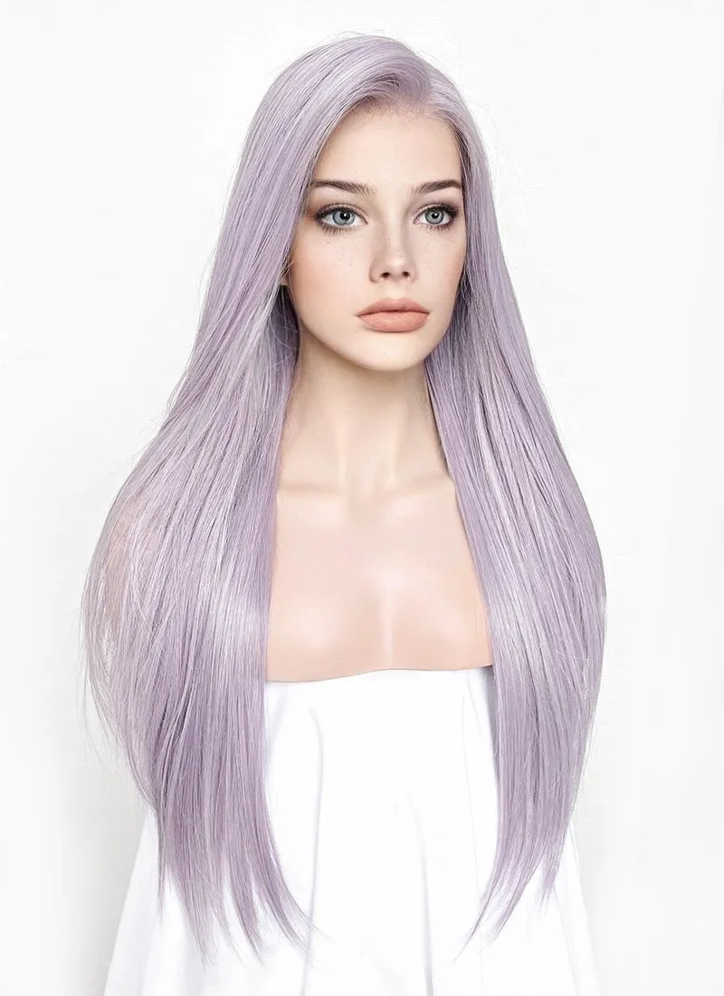 Pastel Purple Straight Lace Front Kanekalon Synthetic Wig LF3239