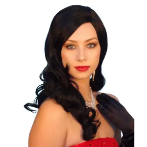 Rita 1940's Glamour Wig- Black