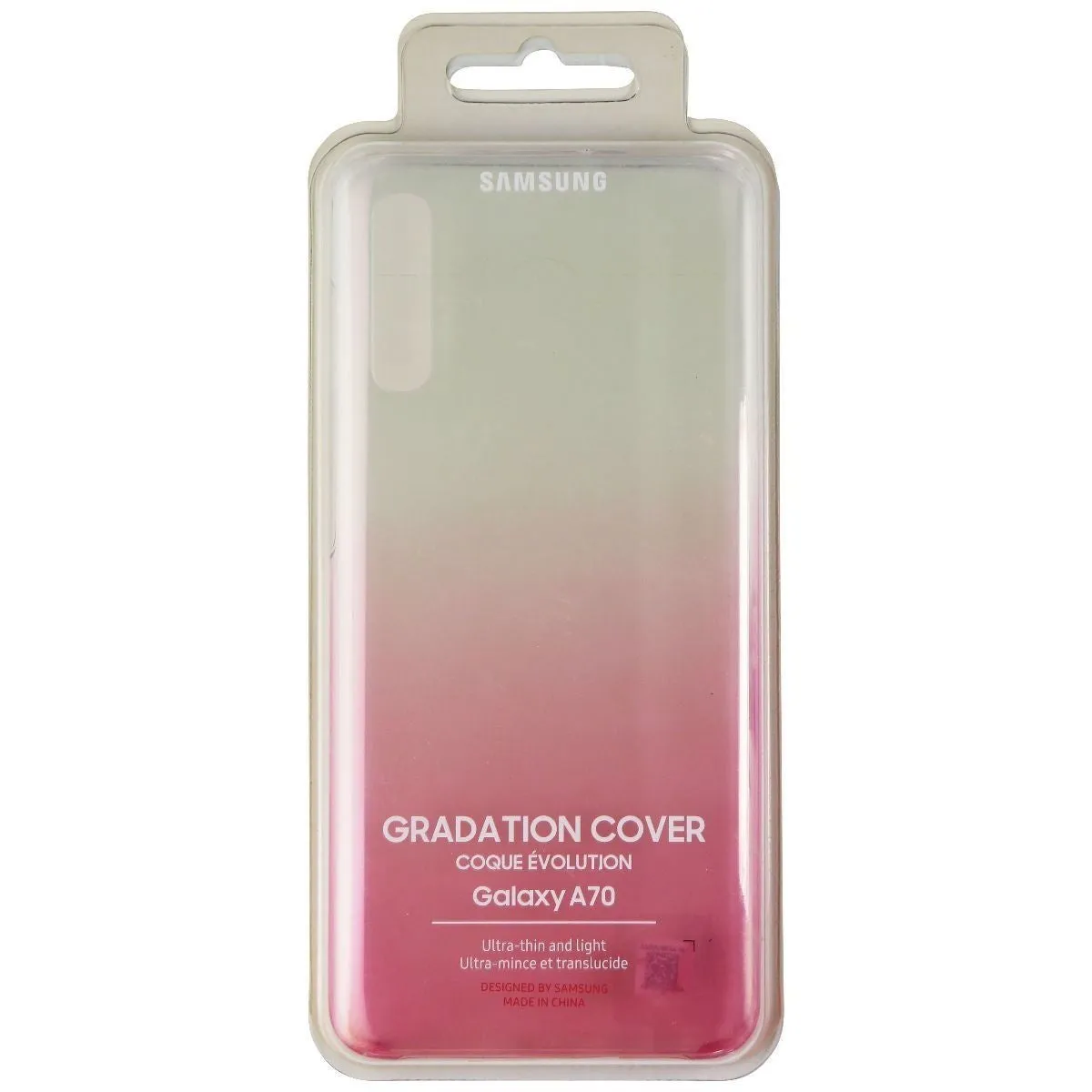 Samsung Gradation Ultra-Thin Cover Case for Samsung Galaxy A70 - Gradient Pink