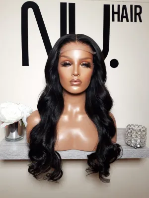 Sharon - Glam Natural Black Wig