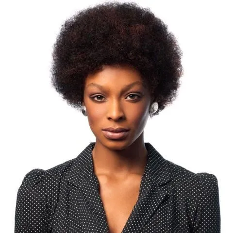 Sleek AFRO Wig Fashion Human Hair Wig