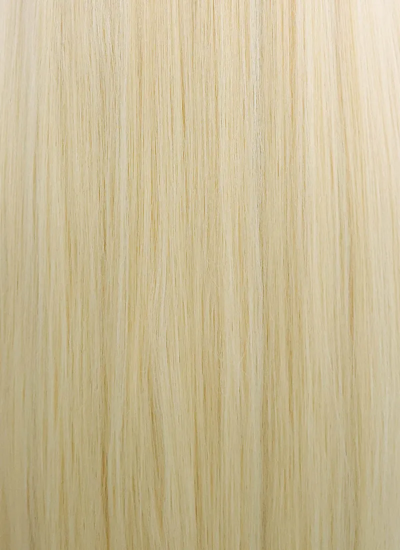 Straight Yaki Blonde Lace Front Synthetic Wig LF701E