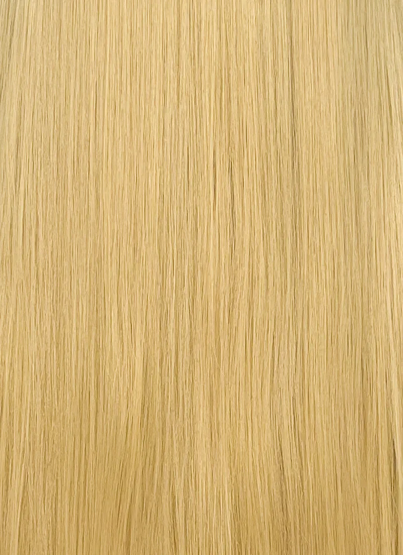 Straight Yaki Blonde Lace Front Synthetic Wig LF701S